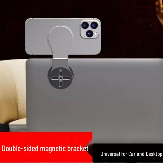Foldable Magnetic Phone Holder & Laptop Side Mount for Tesla - Portable Car Screen Extension