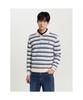 Binpolmen Multi-Stripe Collar Neck Knit Beige