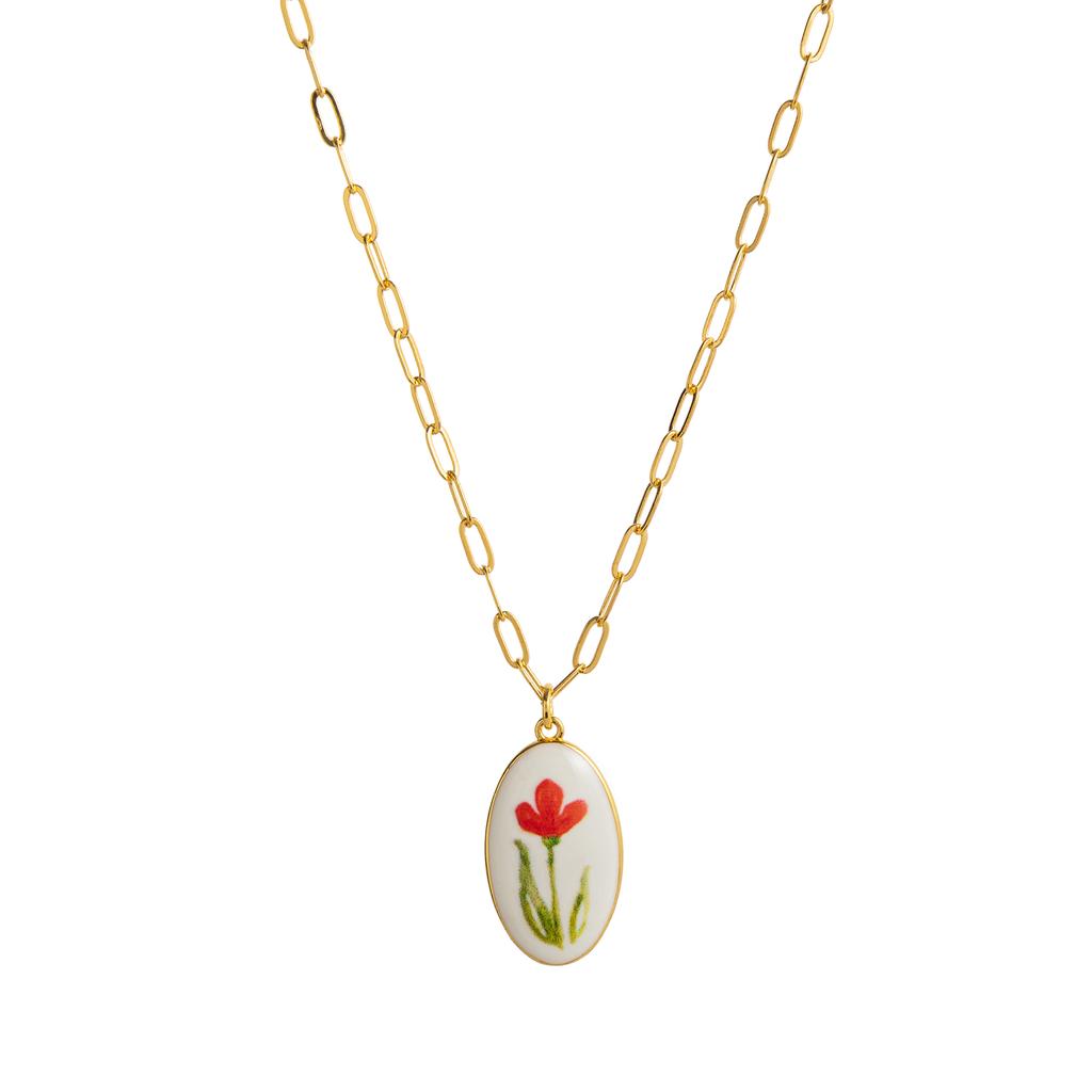 Niche and Refreshing Plant Series Necklace DIY Lemon Strawberry Bowknot Trend Necklaces