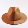 Popular European and American Classic Double-color Wide-brimmed Top Hat Men's and Women's Fashion OL Style Cowboy Hat Jazz Hat