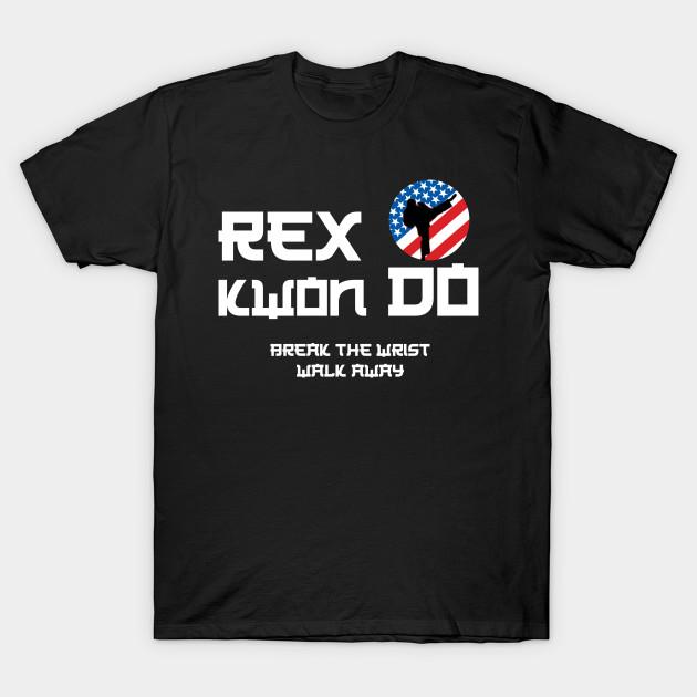 Men Black Print T-shirt Rex Kwon Do - Napoleon Dynamite No-Cut Transfer Paper Print Cotton Tshirt 3XL чёрный