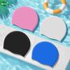 Thicken Design Waterproof Swim Cap Soft Snorkeling Cap Surfing Hat Silicone Swim Headgear  Surfing