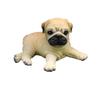 Resin Animal Pug Craft Small Dog Ornament For Party And Holiday Ideas Gift