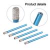 5PCS Diamond Coated Core Drill Bit 5mm Round Shank For Porcelain Tile Marble And Slate Cutting Replace Drill Bits Without Water