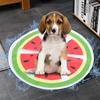 Pet Ice Pad PVC Fruit Pattern Round Cooler Mat Water Cooling Cushion Summer Cats Dogs SeatWatermelon