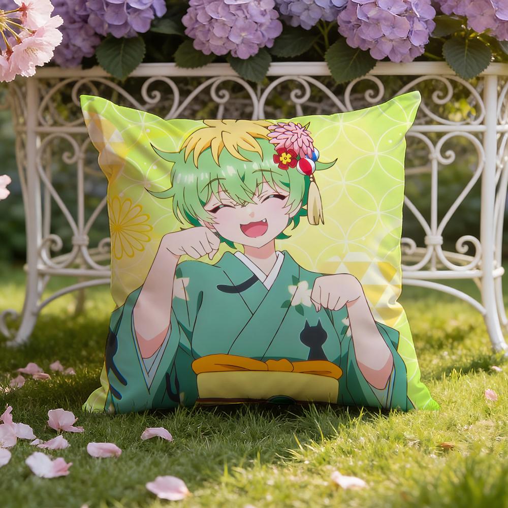 M-Mikadono Sanshimai wa Angai, Choroi Cushion Cover Home & Car Dual-Scene Pillow Cover: Reversible for Premium Comfort