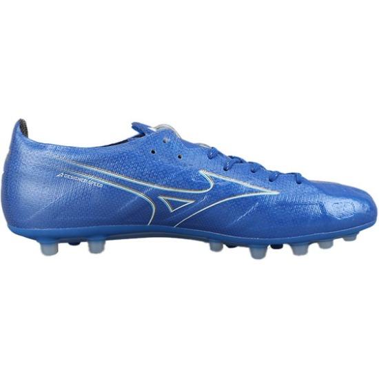 Mizuno Alpha Elite Ag Artificial Turf Durable Breathable Lightweight Soccer Shoes Men Sneaker Blue P1GA246327