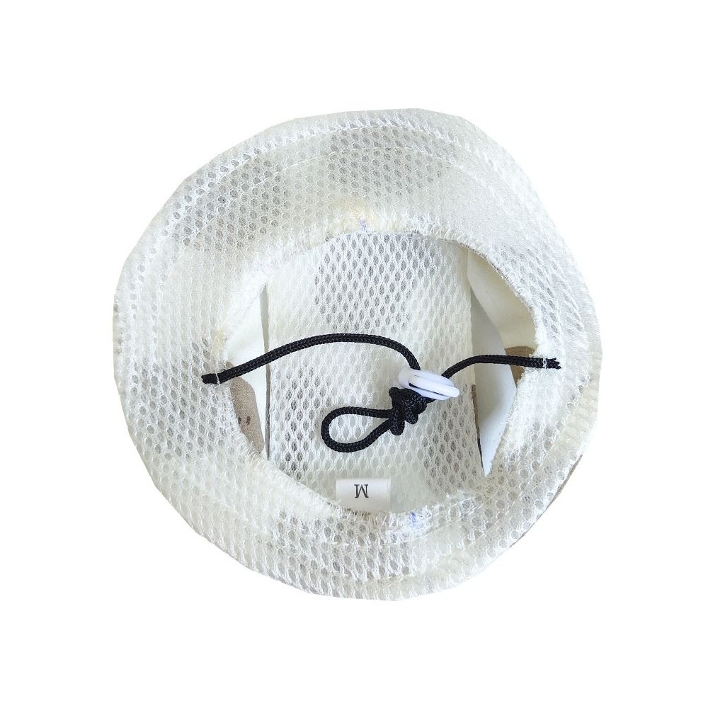 Cartoon Dog Fisherman Hat Adjustable Sun Protection Dog Sunshade Hats with Ear Holes Breathable Cat Sunscreen Hat Summer