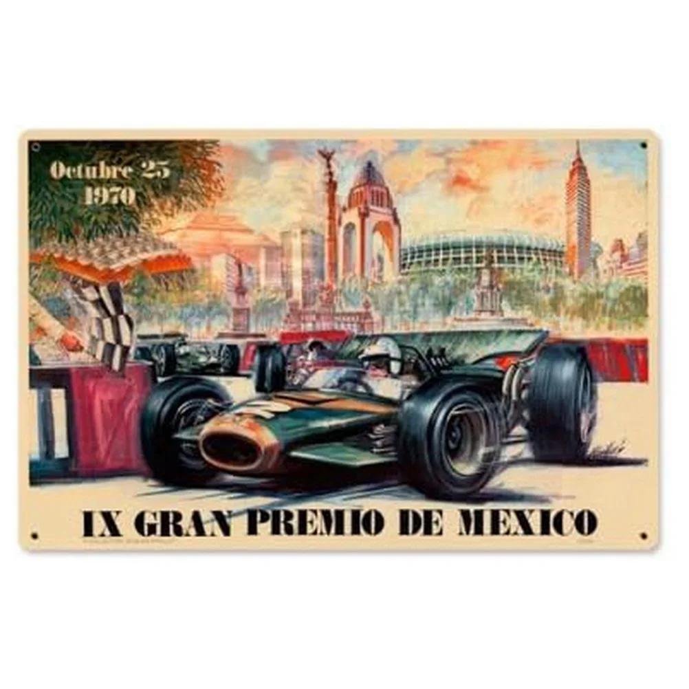 Car Motorcycle Racing Metal Tin Signs Mustang Poster Plate Wall Decor for Bars Game Room Man Cave Cafe Club Retro Posters Plaque