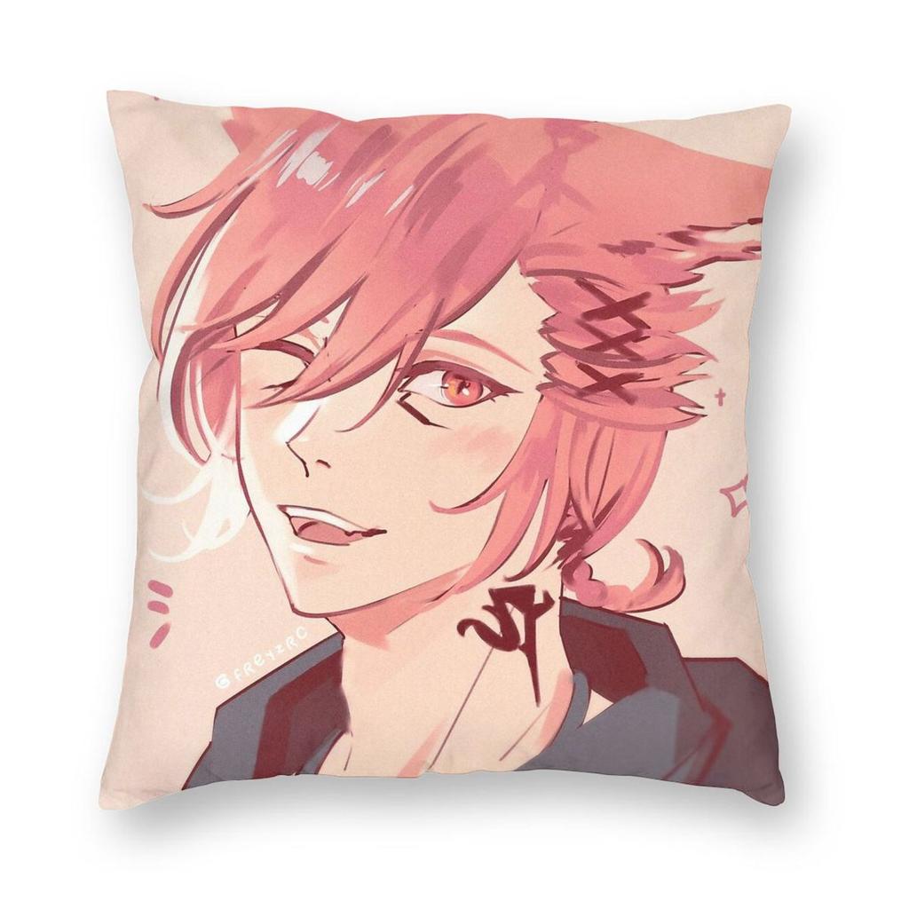 Final Fantasy G'Raha Tia Square Pillowcase Polyester Linen Velvet Pattern Zip Decor Pillow Case Bed Cushion Cover
