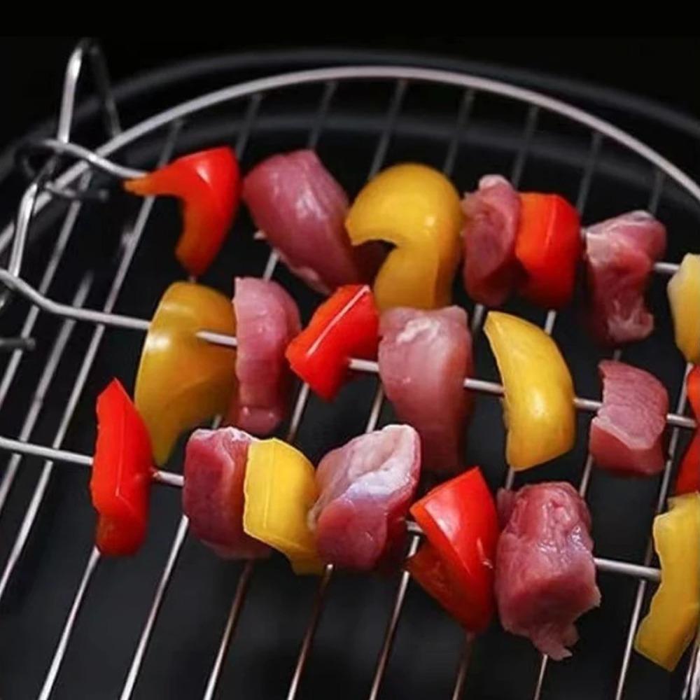 Cooking Rack Air Fryer Rack Three Layer Roast Meat Picks Outdoor Grill Set  Air Electric Fryer