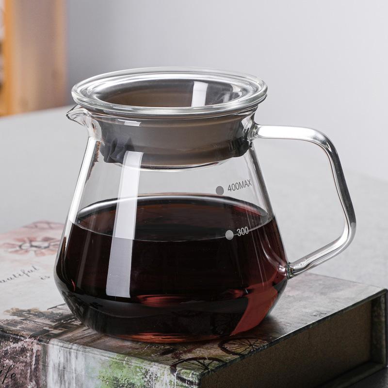 Hand Brewed Coffee Set Glass Coffee Filter Cup Drip Pot Coffee Filter Coffee Hand Brewed Coffee Pot