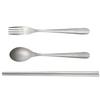 Ti Cutlery Set Camping Fork Spoon Chopsticks Lightweight Tableware for Home Picnic Travel with Carry Pouch Chopsticks