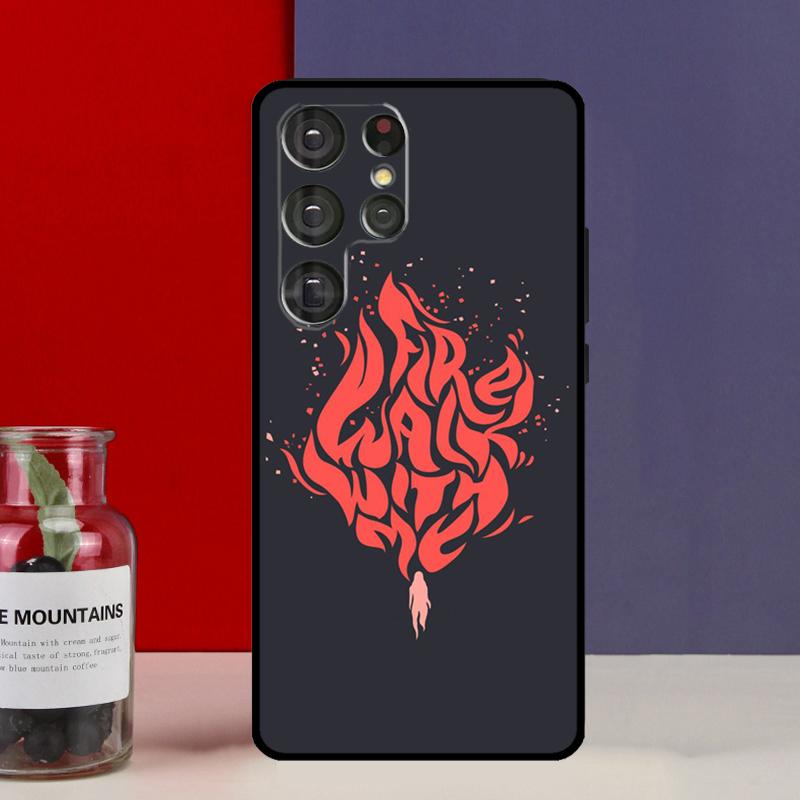 Fire Walk With Me Twin Peaks Funda Case For Samsung Galaxy S25 Ultra S9 S10 S20 S21 S22 Plus S23 FE S24 Ultra Phone Cover