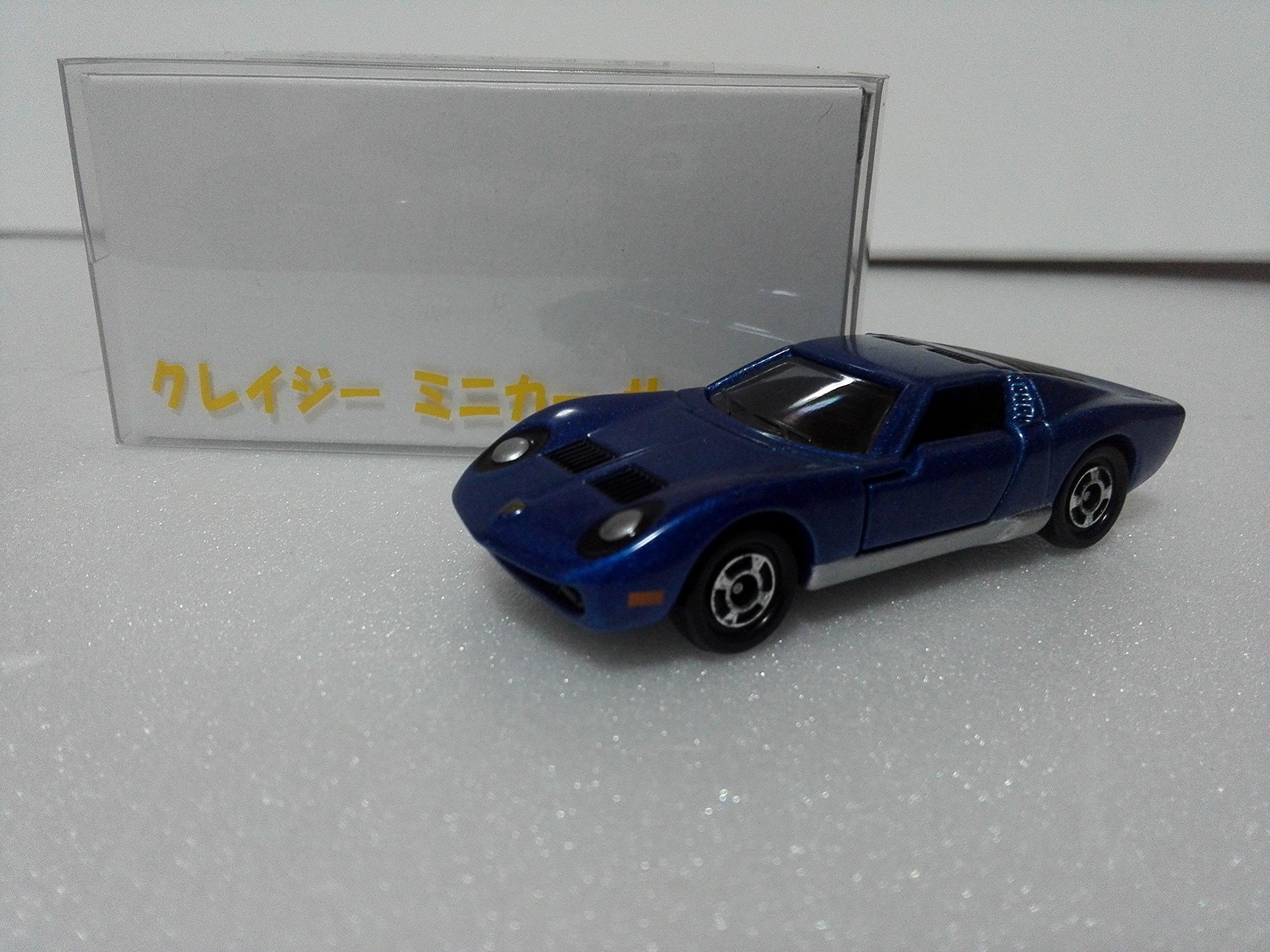 

No box, out-of-print Tomica 2 Lamborghini Miura Crazy Miniature Car Circle, case and white box included, shipped from Amazon warehouse