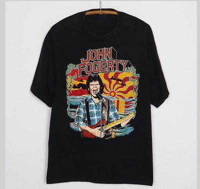 John Fogerty Tour Album Musik Erwachsenen Unisex T-Shirt Herren Damen T-Shirts Oberteil Oberteile T-Shirt Alle Größen S bis 4XL