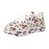 Fashion Luxury Crystal Rhinestone Women's Sneaker Fashion Butterfly Print Sports Shoes for Women Light Breathable Comfort Casual Flats