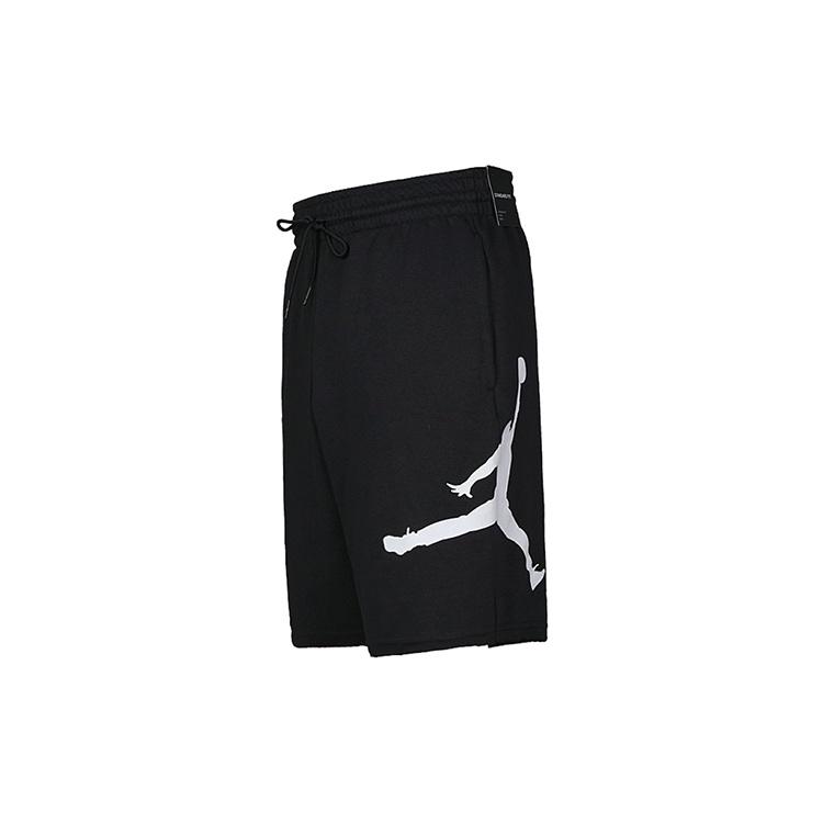Air Jordan Side Large Logo Sports Shorts Black Men's CW0395-010