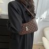 Fashionable Pu Quilted Tote Bag In Chic Black White Red Or Coffee For Everyday Style