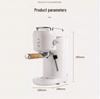 Italian Semi-Automatic Coffee Machine with Integrated Milk Frother