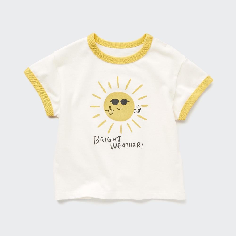 

UNIQLO BT сухая футболка с круглым вырезом и короткими рукавами, пляжная