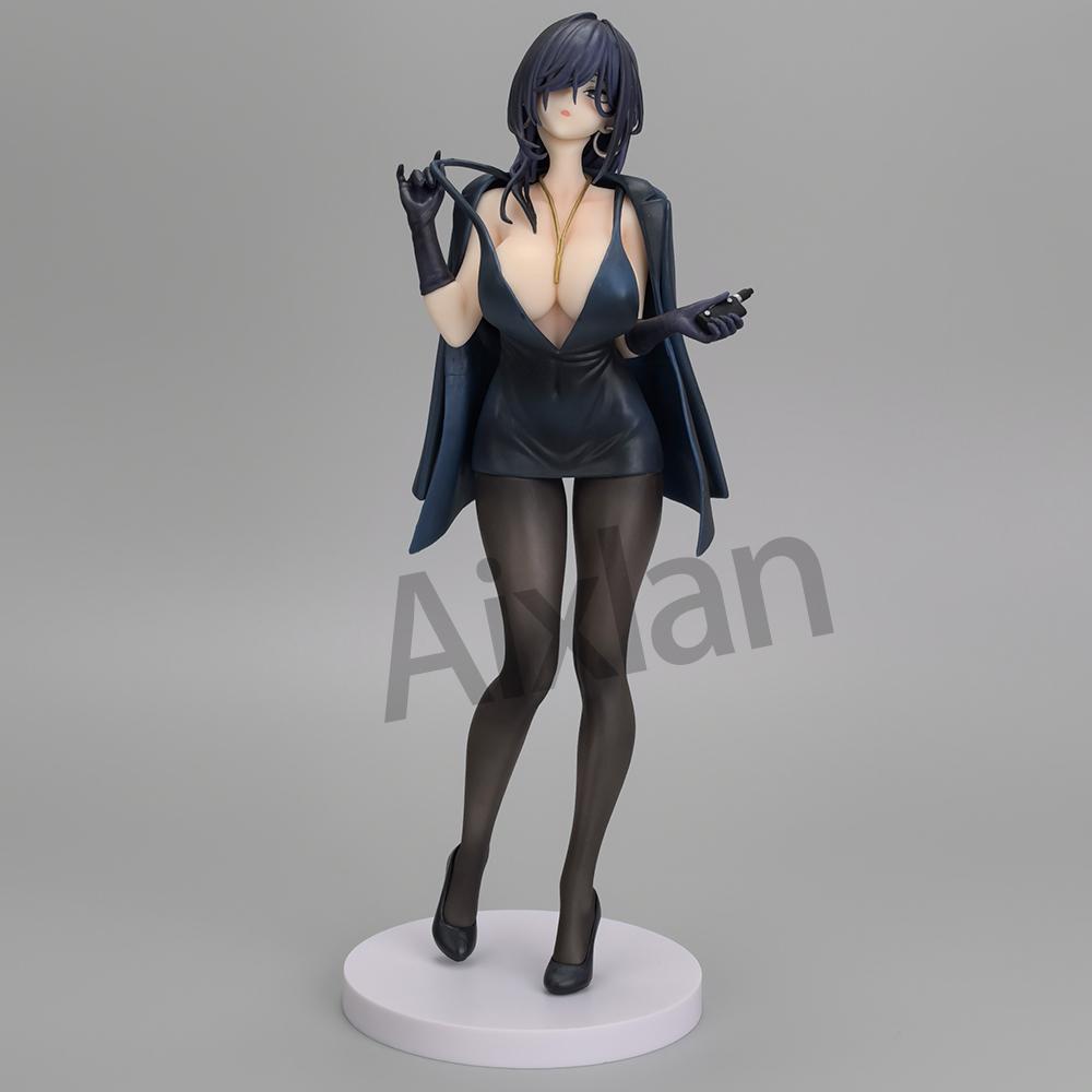 26CM Yokoyama Iwami Siyah Elbise1/6 Sürüm. POLİVİNİL KLORÜR Aksiyon Figürü Seksi Animasyon +18 Sansürsüz Yetişkin Koleksiyoner Hediyesi Minyatür