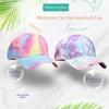 Simple Colorful Graffiti Baseball Cap Adjustable Versatile Outdoor Sports Hat Sun Protection Duck Tongue Hat for Men and Women