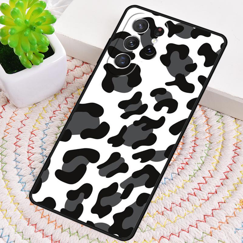 Luxury Leopard Silicone Phone Case For Samsung Galaxy note 10 pro S26 S25 S24 S23 S22 S21 Plus S25Ultra Capa Cover