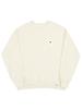 GRAVER [Unisex] Flower Heart Logo Smile Sweatshirt_Cream
