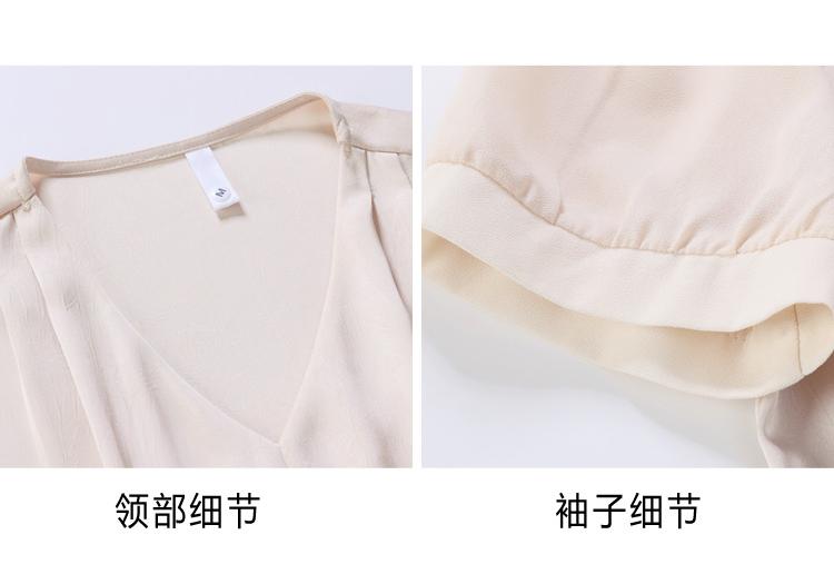 Western style summer dress, dignified and atmospheric short sleeved skirt