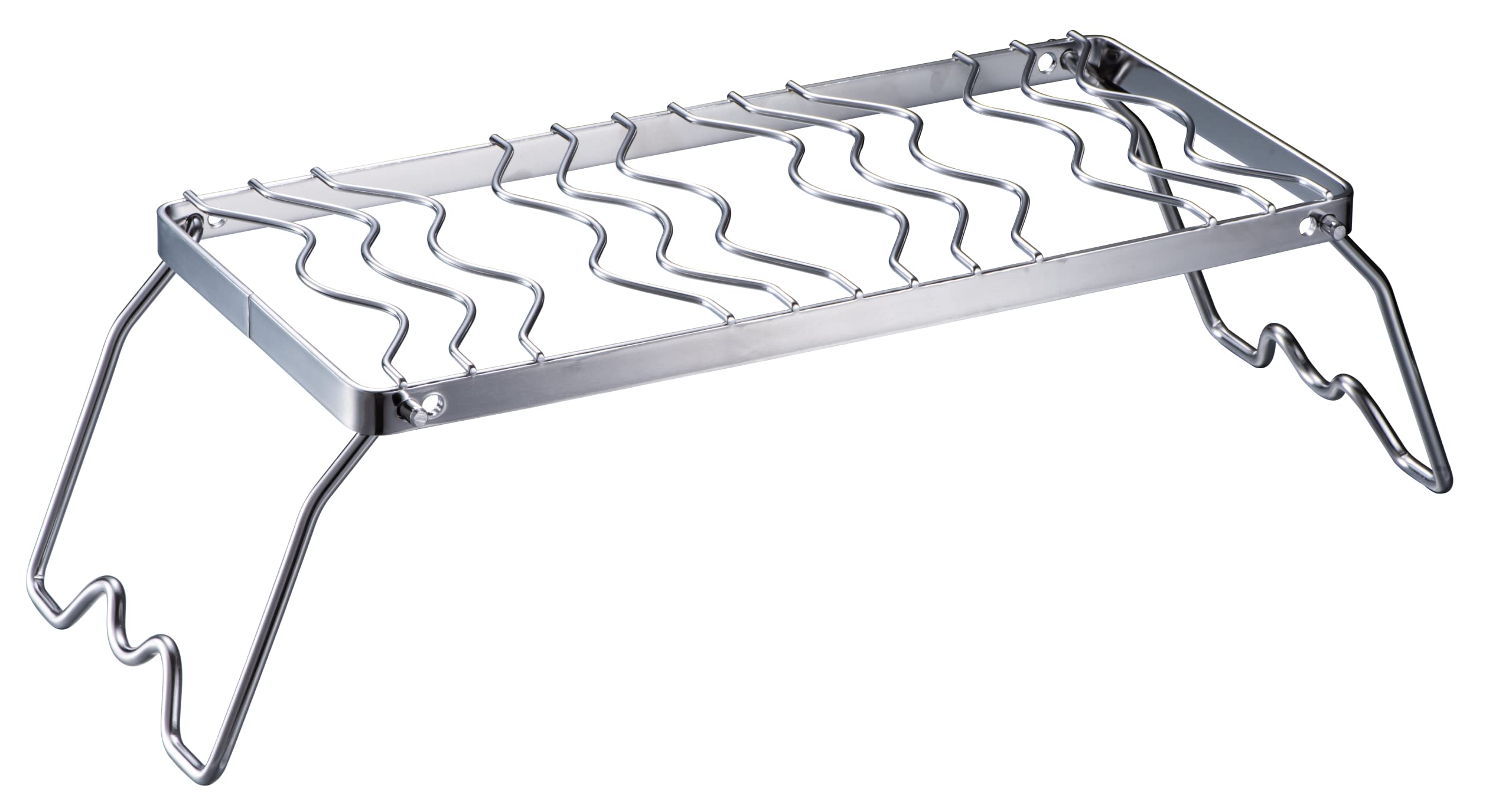 

[Эксклюзив для Amazon.co.jp] NANGOGEAR (Снаряжение для кемпинга Nanko) Подставка для гриля Мини, 2 уровня регулировки высоты, Одинарная горелка, Двойная, 350 мм, 11202 (МС-1111)