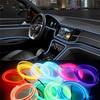Car Atmosphere Lights LED Cold Light Line Auto Console Decorative Light Strip DIY Ambient Ligh EL Luminous Linet Interior Light