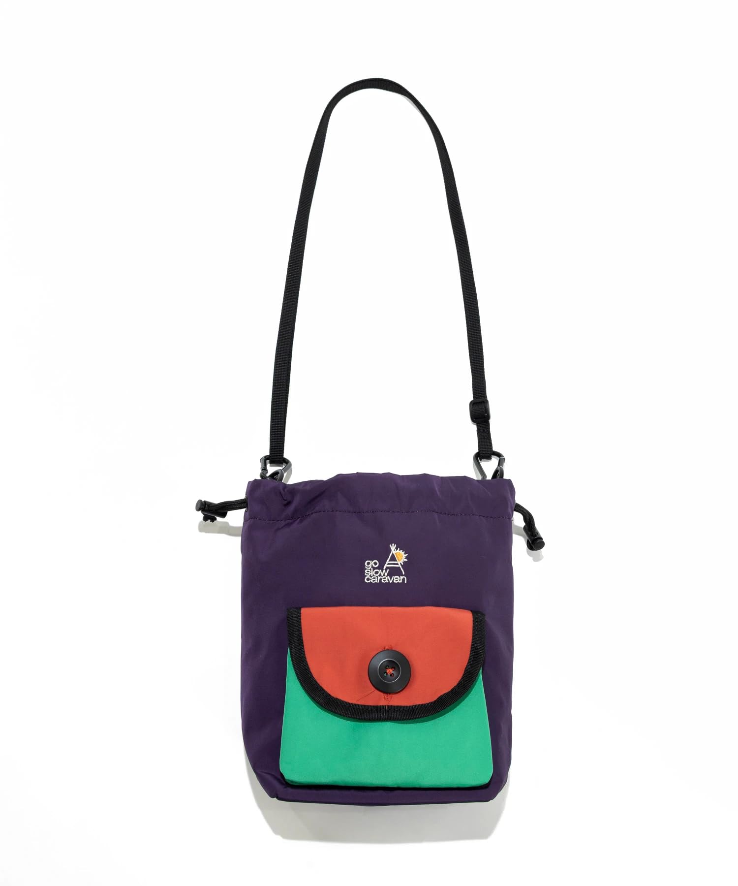 

358101 Полиэстеровая тафта мешочек на шнурке, фиолетовый, свободный размер