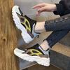 TUINANLE Damesko Mesh Pustende Unisex-plattformsneakers Blandede farger Uformelle menn tennissko