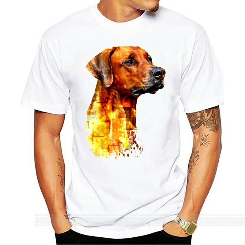 Rhodesian Ridgeback White T Shirt Tee Lion Dog Top Unisexs T Shirt Size S 3xl Funny Design Tee Shirt