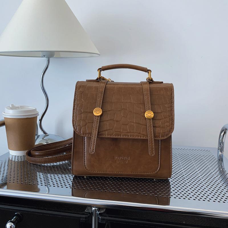 

Носите простую сумку-мессенджер, нишевая мода, новая повседневная зимняя сумка на плечо, ощущение 100, маленькие квадратные сумки 20*8*20