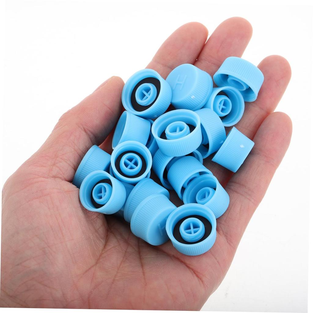 SOPOTUTU 20 Valve Core Caps for Low Dust Cover Attachment Easy Durable Removal