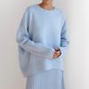 Autumn Thick Knit Sweater Set Women Loose Casual Oversized Pullover Base Layer Outerwear