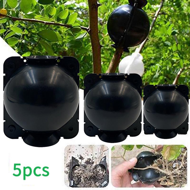 5Pcs Plant Rooting Ball Breeding Plant Root Pot Garden Cutting Grafting Rooting Box Breeding Seedling Balls Gardening Supplies