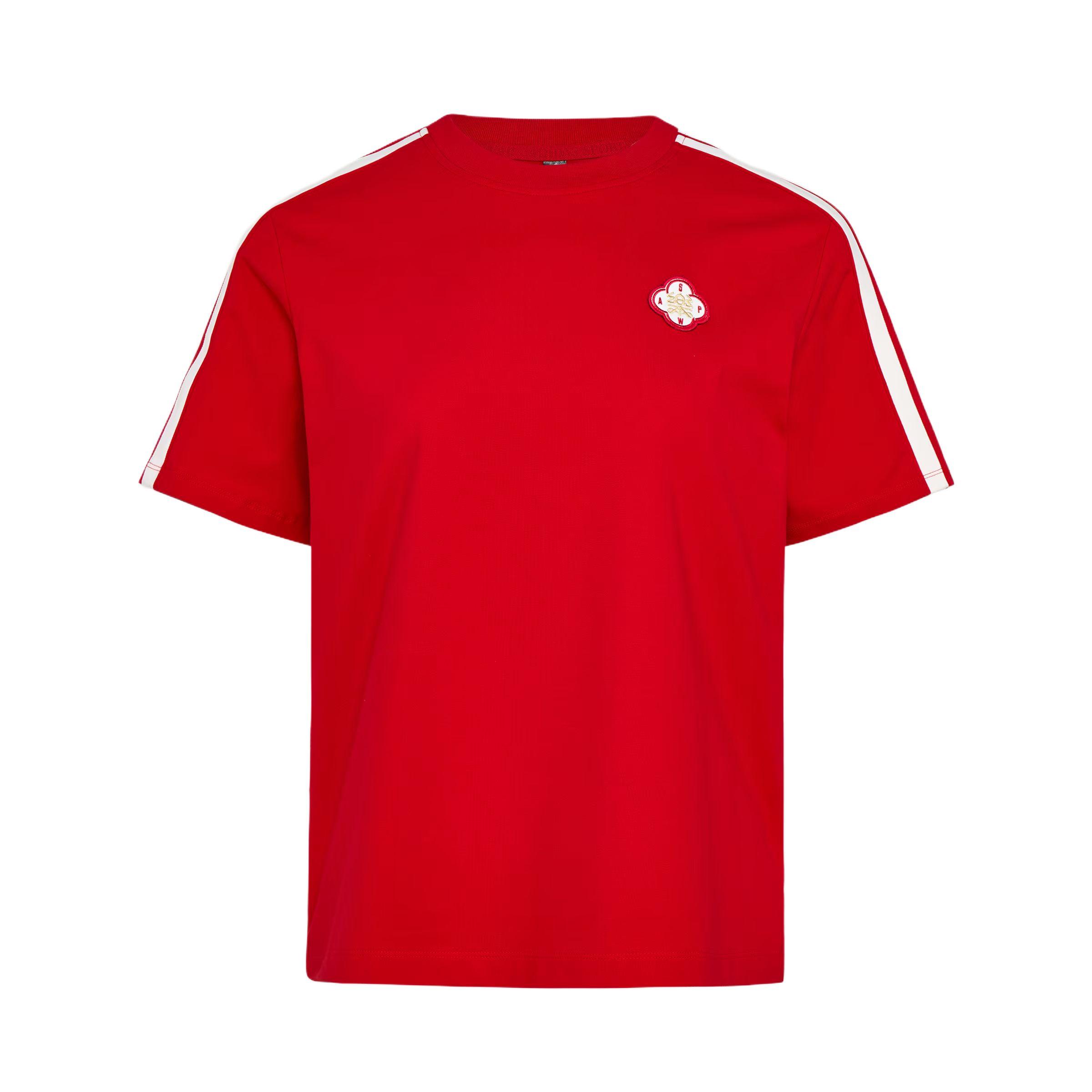 Adidas T Shirts Women s Light Scarlet Crew Neck Moderate KV0506 L