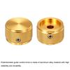 uxcell Aluminum Potentiometer Universal Volume Tone Control Knob for Diamond 4-Piece Knob, 1/4" (6mm) Guitar, Bass, 5/8"