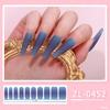20PCS Full Nail Polish Strips Nail Wraps Decal Adhesive Nails Stickers False Nail Design Nail Polish Strips for Women