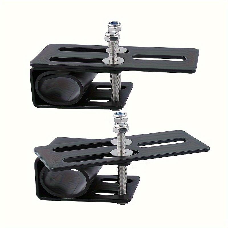 

2 шт. Светодиодная лента для автомобиля, монтажные кронштейны, зажимы для багажника на крыше для бездорожья с регулируемыми винтами и амортизирующими прокладками для надежной установки 2pcs