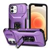 KEYSION Nárazuvzdorné pouzdro pro iPhone 11 Pro Max, vysouvací kryt s ochranným kroužkem pro objektiv fotoaparátu, stojánek, zadní kryt pro iPhone XS Max X XR