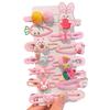 Children's Hair Clips 2026 New Model Handmade Cartoon Design Girls' Cute Baby Hair Clips for Bangs and Fringe Hair Accessories