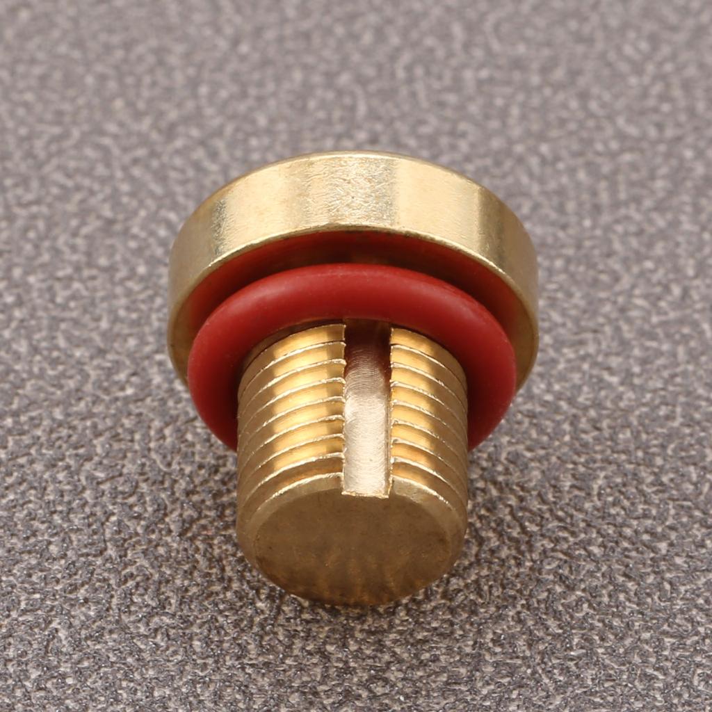 1Pc Brass Car Coolant Water Tank Expansion Drain Screw Plug 17111712788 11537793373 for BMW 128i 135i 318i 318ti 320i X5 X6 Z4 Oil Drain Plugs 3