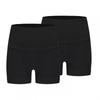Womens/Ladies Snug Fit Yoga Shorts (Pack of 2)