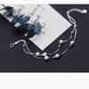 925 Sterling Silver Frosted Beads Bracelets Jewelry Gifts  Women Box Chain Fashion Trendy Bracelet Jewelry
