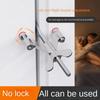New Stainless Steel Door Lock Anti-theft Zinc Alloy Door Stopper Childproof Portable Door Safety Latch Travel