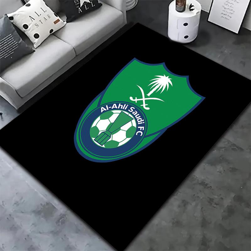Alahli Saudi Fc Carpet Rug For Living Room Bedroom Home Sofa Decoration Kids Play Nonslip Floor Mat